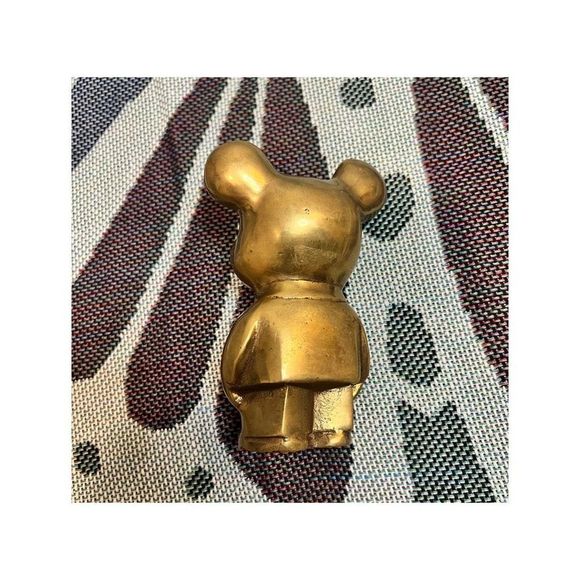 Vintage Brass Mickey Mouse Figurine - Picture 2 of 8